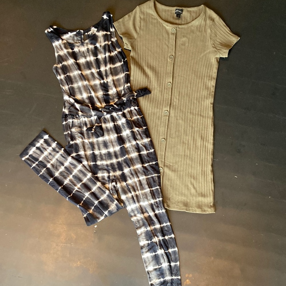 Tween bundle! Jumpsuit and ribbed dress